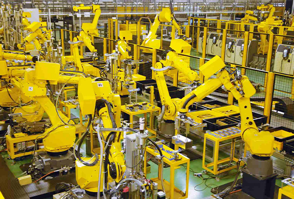 An industrial robotics training session at WO's IRATI, Dapodi, Pune